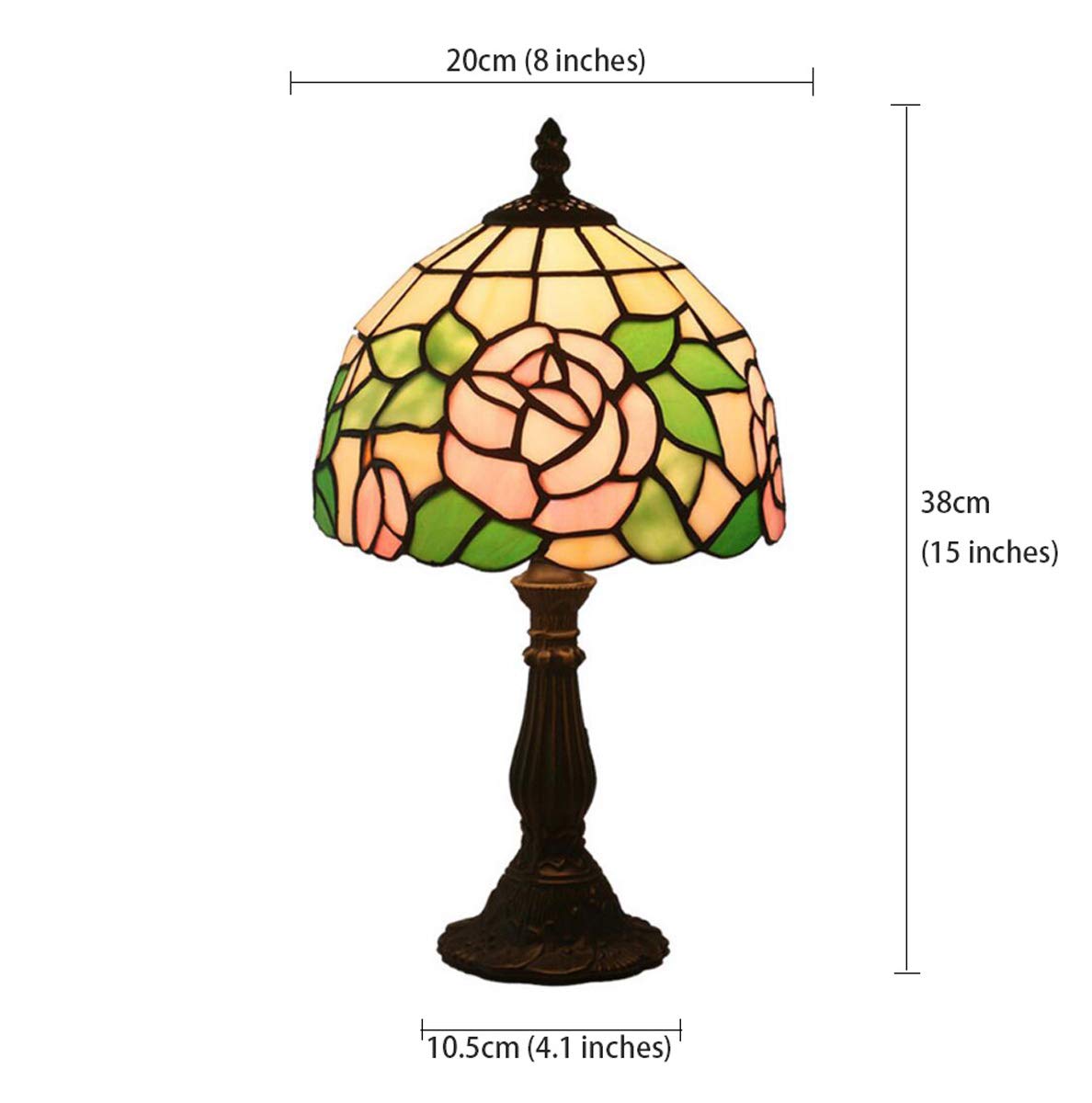 輸入雑貨　ティファニースタイル　エレガント　ステンドグラス　テーブルランプ 輸入雑貨 ティファニースタイル エレガント ステンドグラス